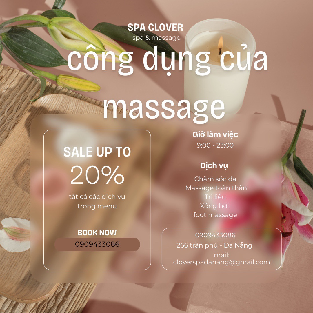 công dụng của massage 