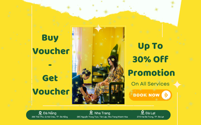 🎉 MỪNG 20/11: Clover Spa Massage Đà Nẵng TRI ÂN LỚN! MUA VOUCHER TẶNG VOUCHER & GIẢM 30% (Áp dụng khi ĐẶT LỊCH TRƯỚC) post-khuyen-mai DN
