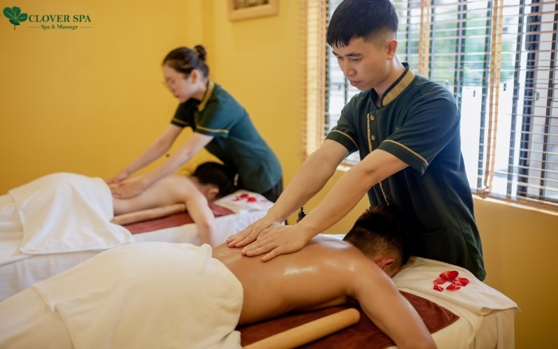 Một số dịch vụ Spa Massage nổi bật tại Clover Spa
