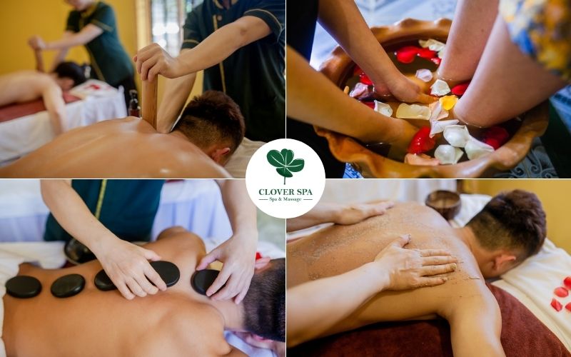 Đa dạng dịch vụ tại Clover Spa một trong những top massage cho nữ tại Đà Nẵng
